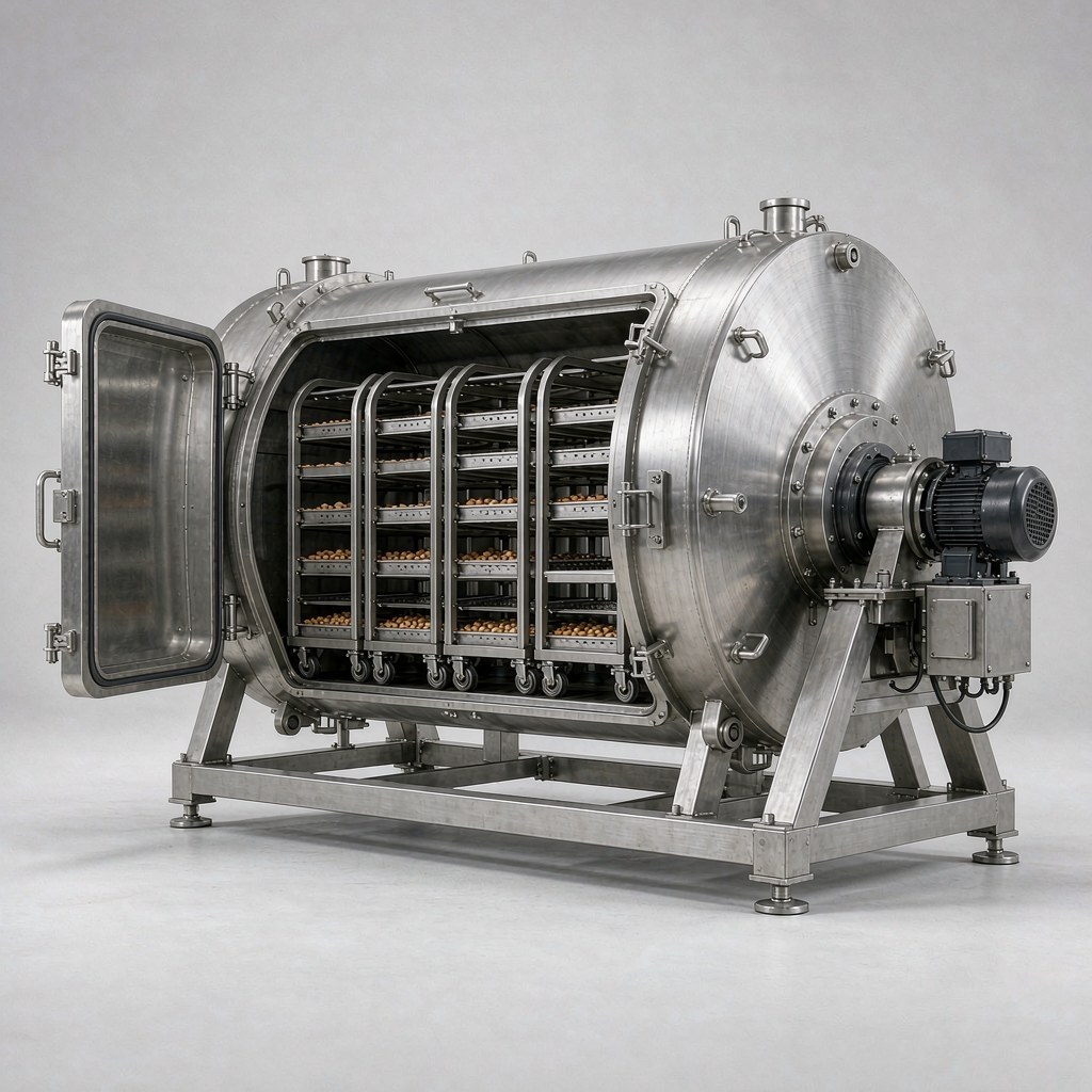 Coated Peanut Roaster XT-SR-100 - GOHOMIN FOODMACH