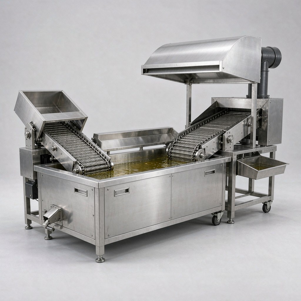 Continuous Nuts Frying Machine - GOHOMIN FOODMACH