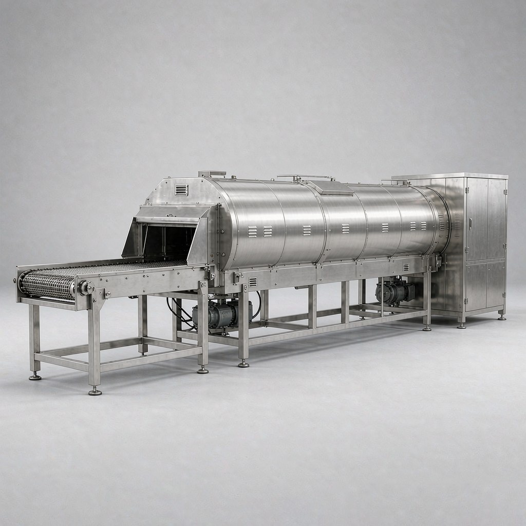 Continuous Nuts Roaster XT-DGKX-500R - GOHOMIN FOODMACH