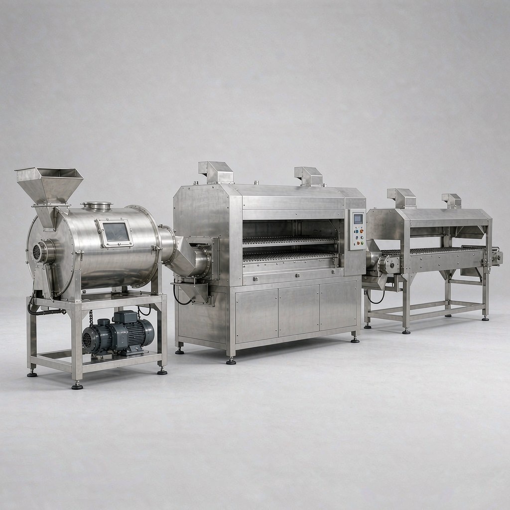 Flavoured Nut Roasting Production Line - GOHOMIN FOODMACH