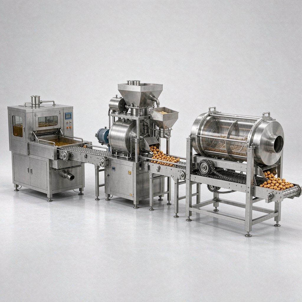 Frying Coated Peanut Processing Line - GOHOMIN FOODMACH