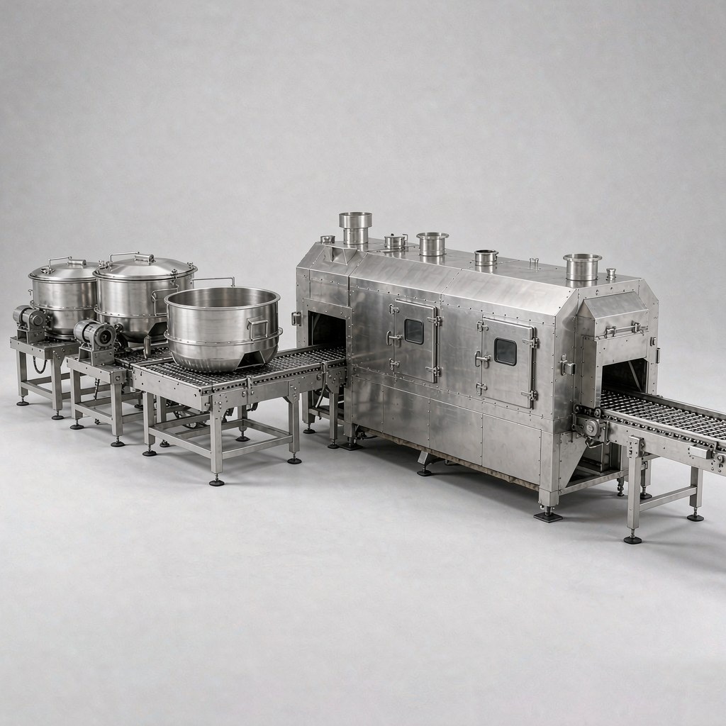 Peanut Coating and Roasting Processing Line - GOHOMIN FOODMACH