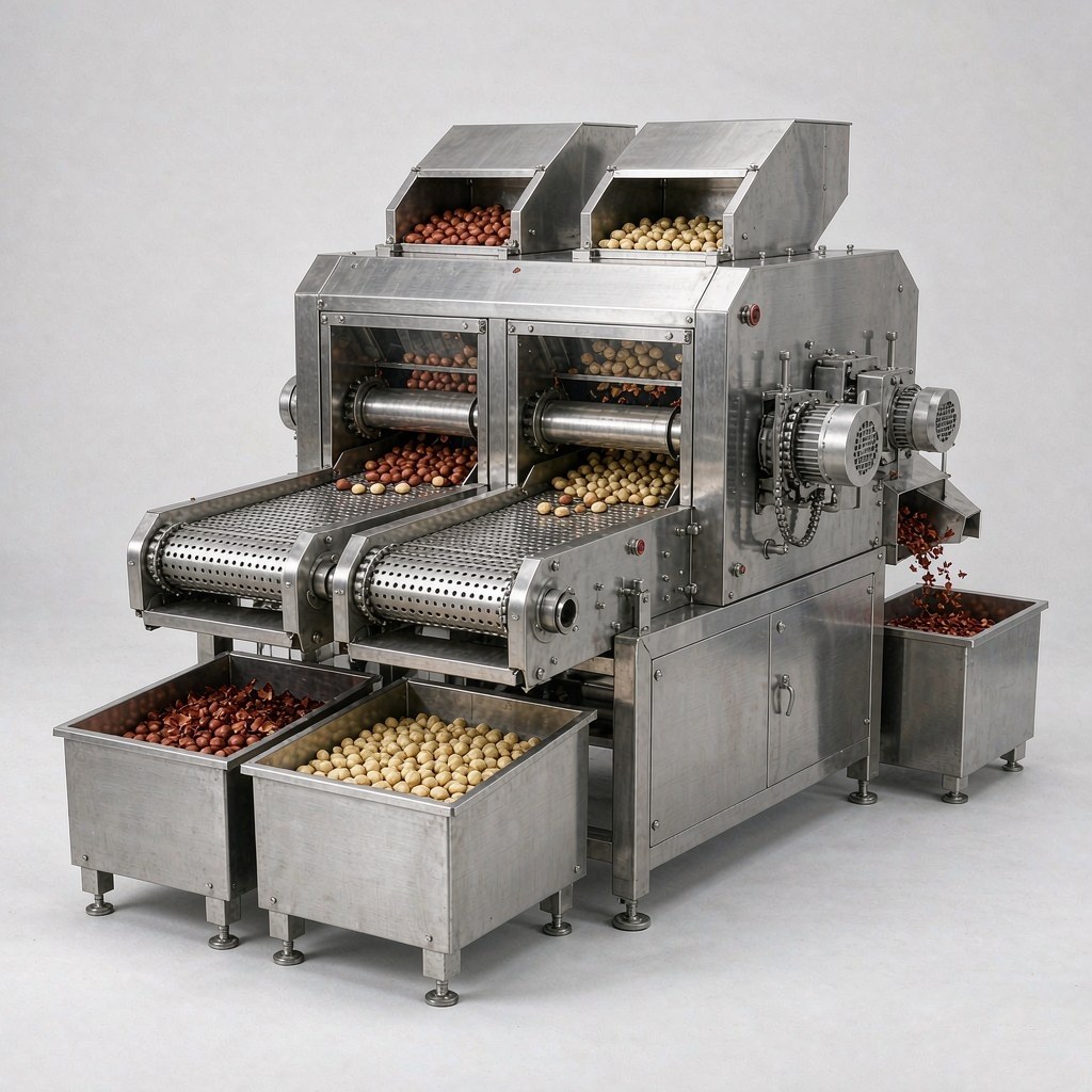 Roasted Peanut Peeling Machine XT-DBM-300 - GOHOMIN FOODMACH